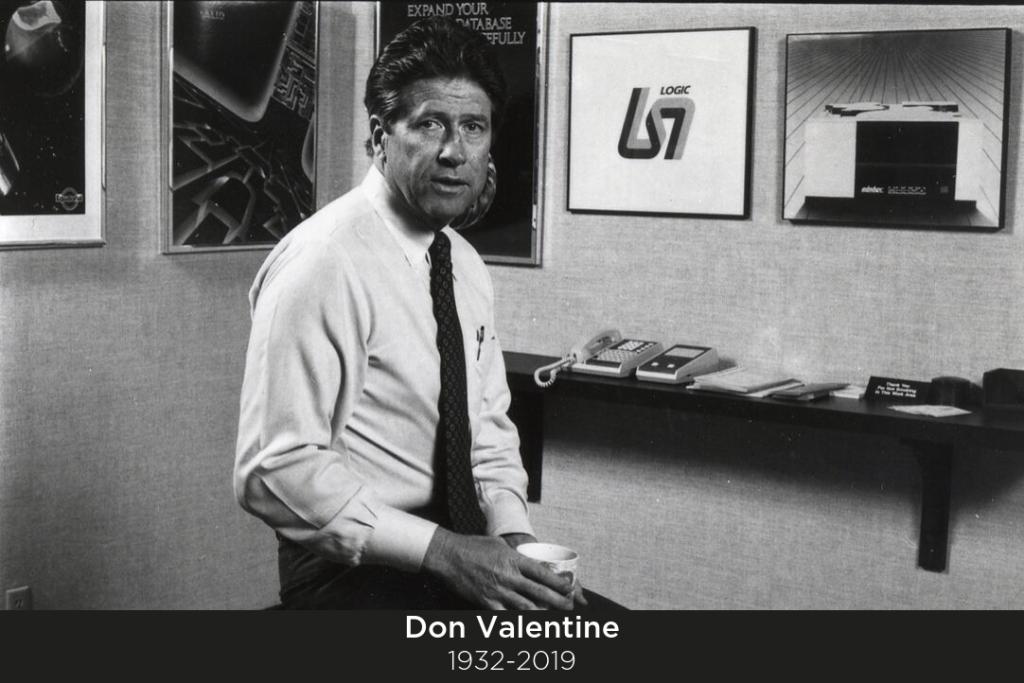 Don Valentine 1932-2019